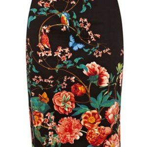 I S O ( In search of )   Oasis Bird Print skirt